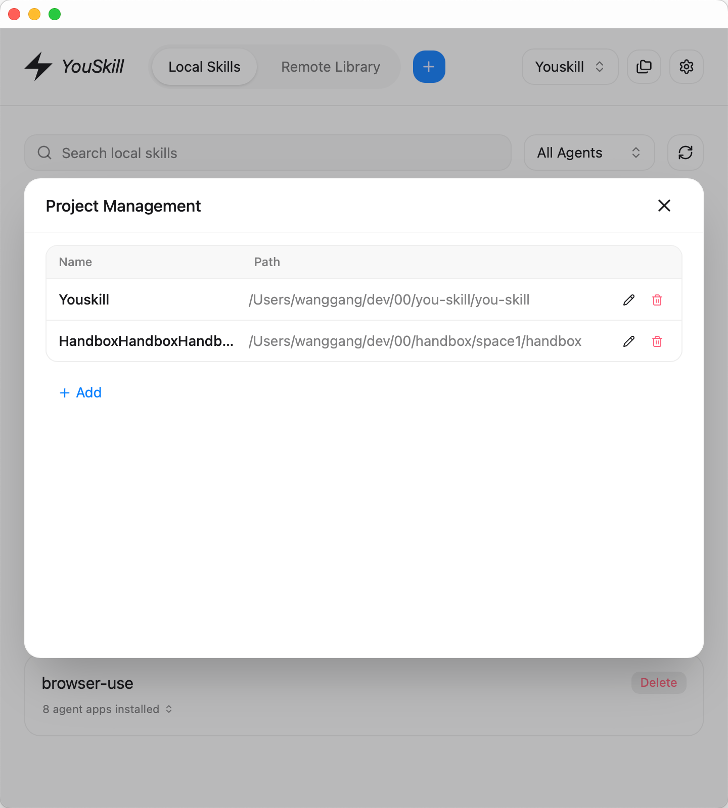 YouSkill desktop interface 8